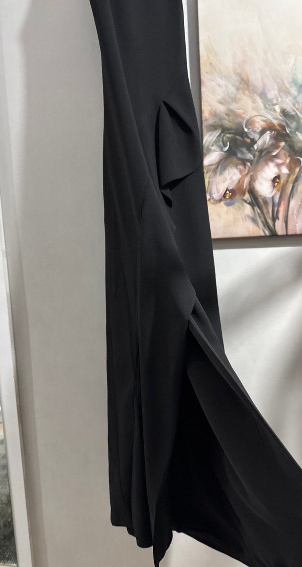 Siyah Uzun abiye elbise - Görsel 2