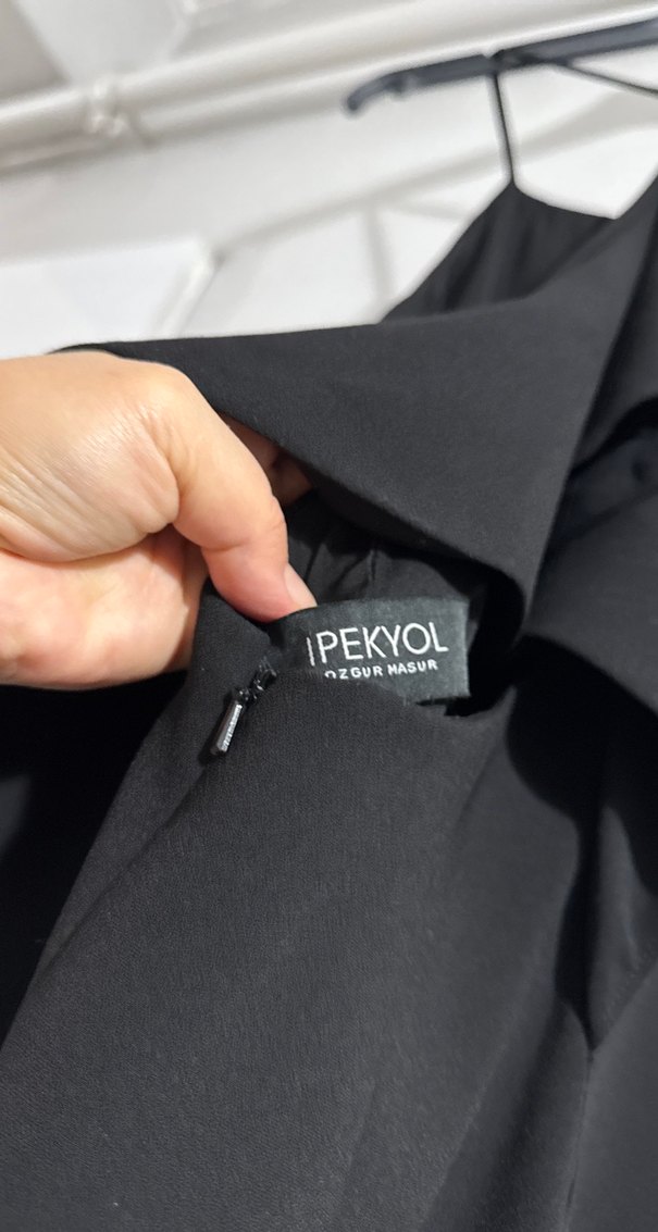 Siyah Uzun abiye elbise - Görsel 5