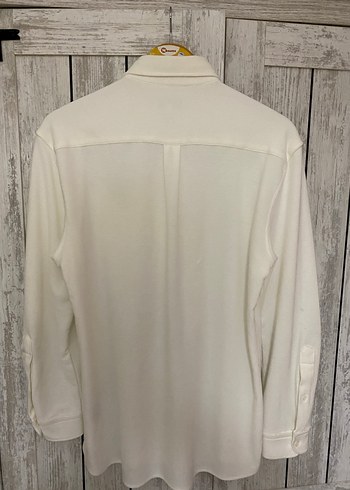 U.S. Polo Uzun Kollu Beyaz-Ekru Erkek Gömlek - Görsel 2