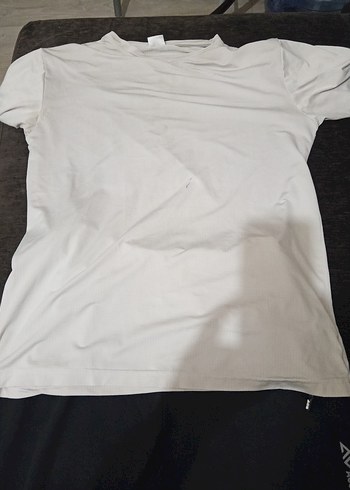 Erkek Rahat Kesim Beyaz Tişört ve Siyah Eşofman Takımı - Görsel 2