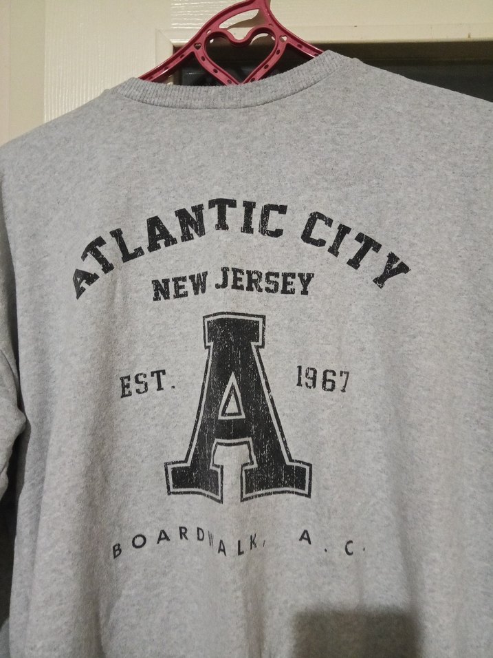 Gri Baskılı Kadın Sweatshirt - Görsel 3