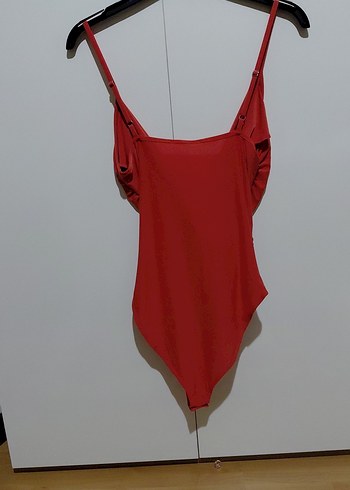 turuncu Drapeli Mini İnce Askılı üst - Görsel 4