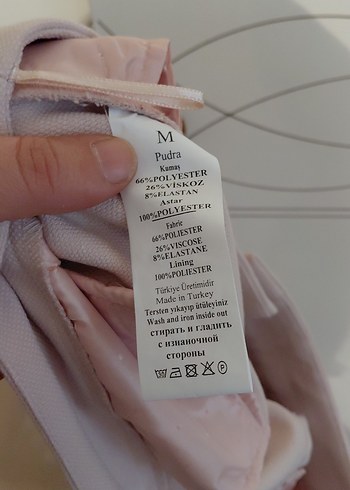 Bej Midi Kadın Kumaş Pantolon - Görsel 5