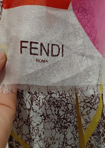 Renkli Bohem Kadın  fular - Görsel 6