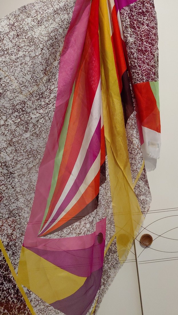 Renkli Bohem Kadın  fular - Görsel 4