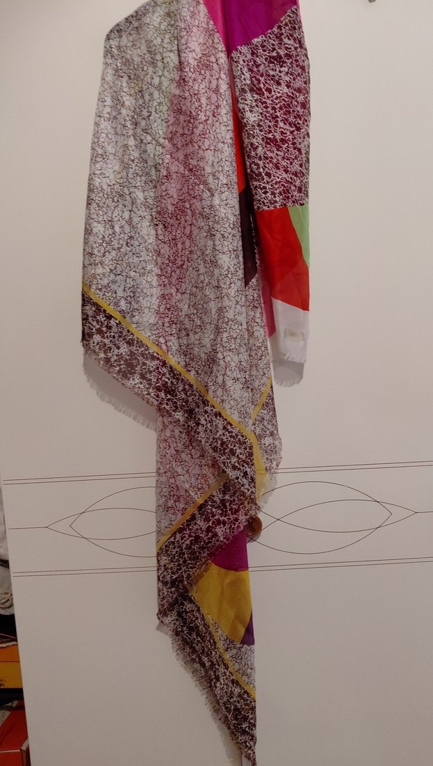 Renkli Bohem Kadın  fular - Görsel 5