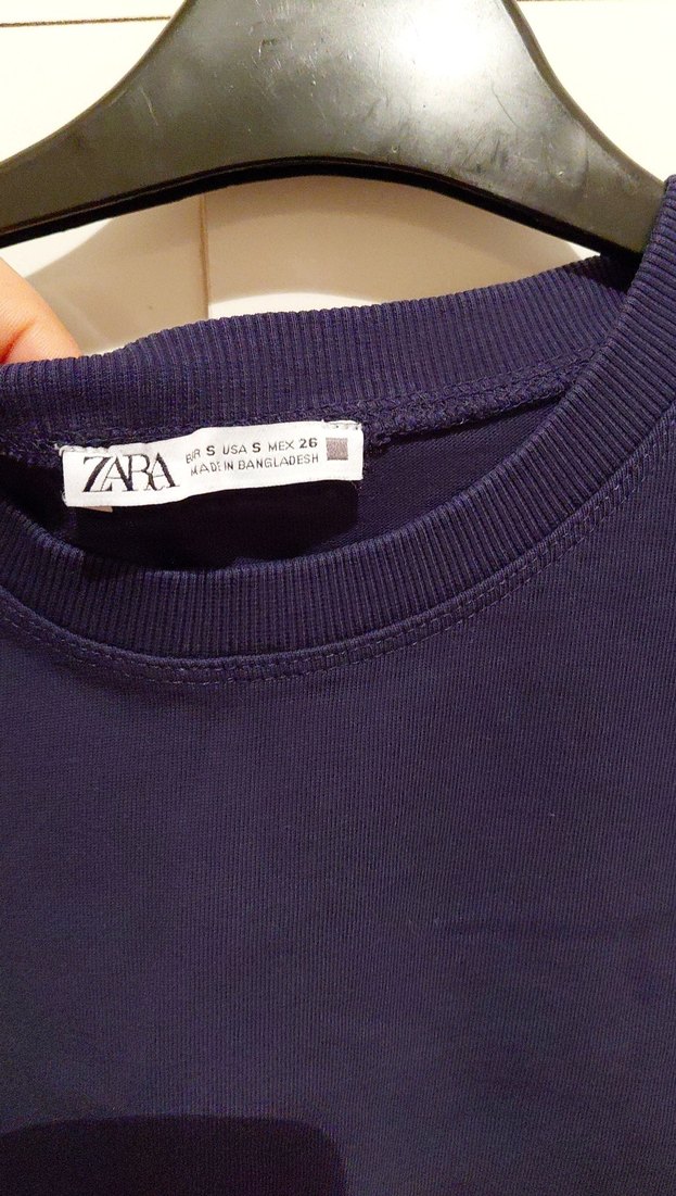 Kadın siyah Kısa Crop Top - Görsel 4