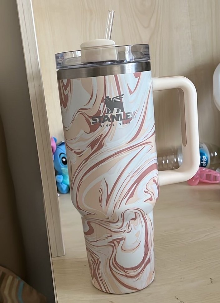 Parlak Camel Stanley Termos Şişe - Görsel 4