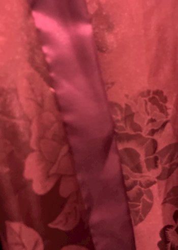 Bordo Kadın Bohem Midi Sabahlık - Görsel 3