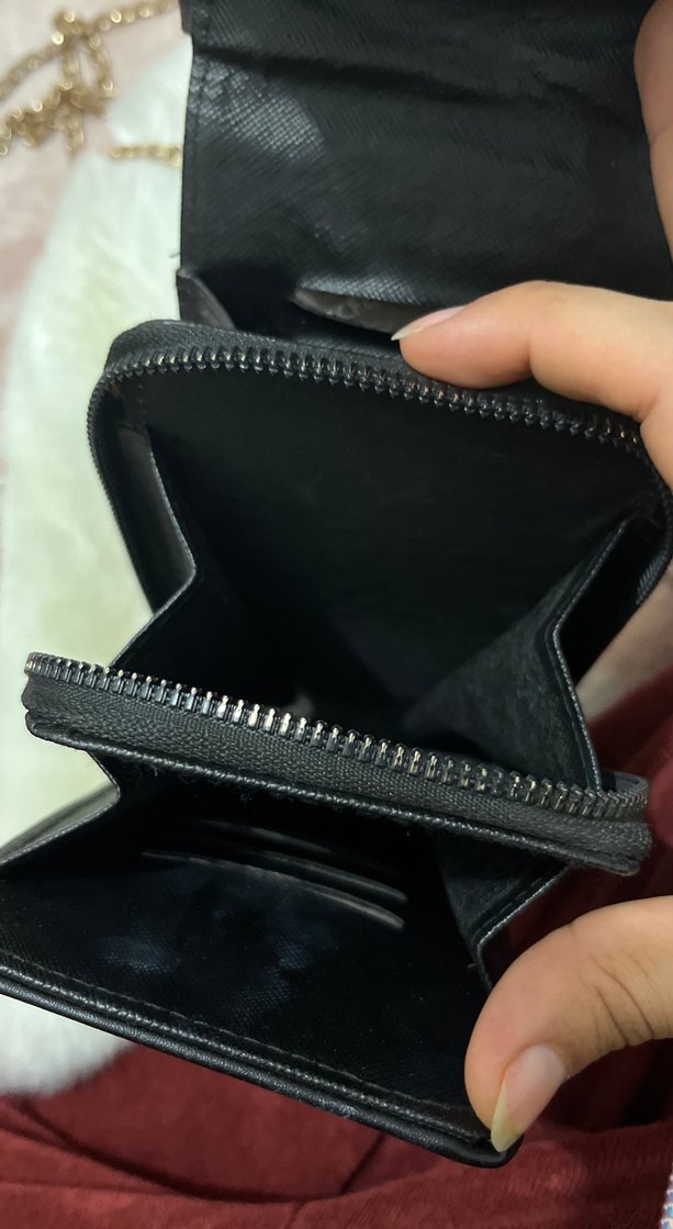 Zincir Detaylı Siyah Deri Kadın Çapraz Çanta - Görsel 4