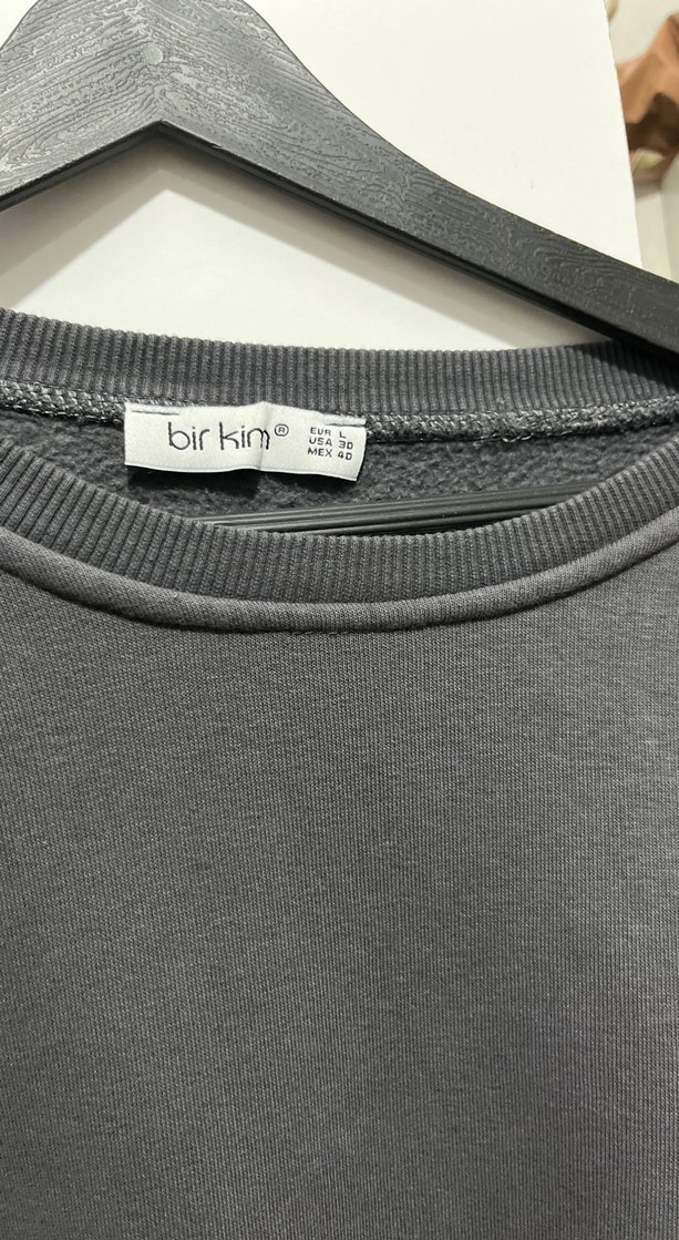 Gri Kadın Oversize Eşofman Takımı - Görsel 2