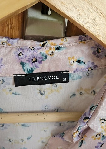 Düğmeli, Yarım Kollu, Pembe Kadın Bluz - Görsel 3