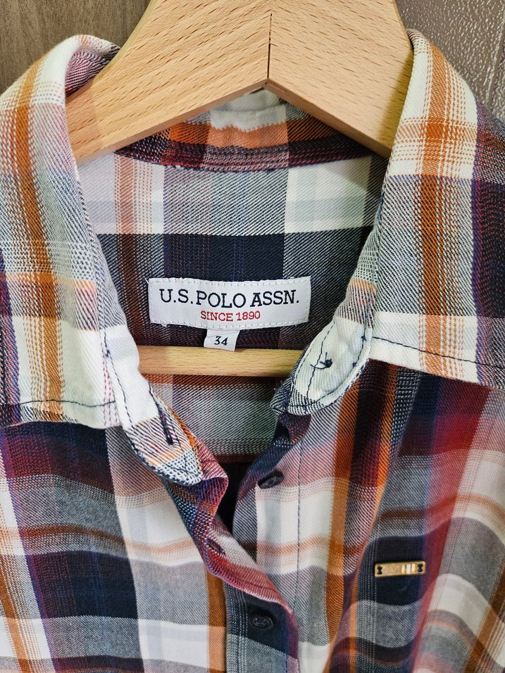 Kadın Çok Renkli Uzun Kollu Kareli Düğmeli Gömlek - Görsel 3