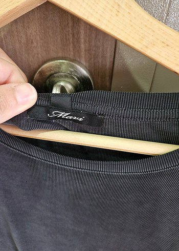 Antrasit Kadın Modal Midi Elbise - Görsel 4