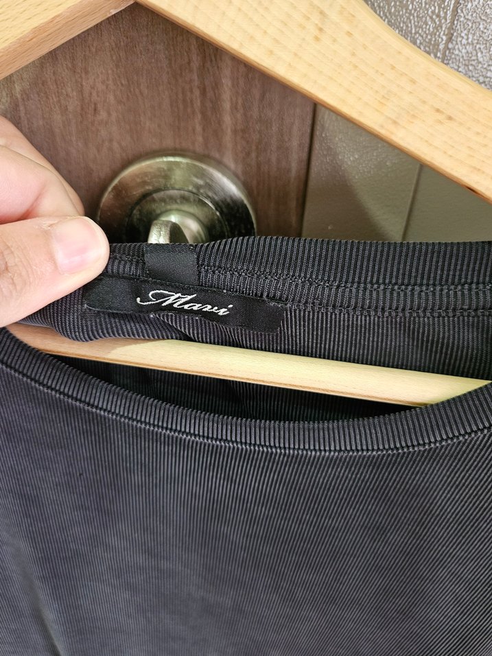 Antrasit Kadın Modal Midi Elbise - Görsel 4