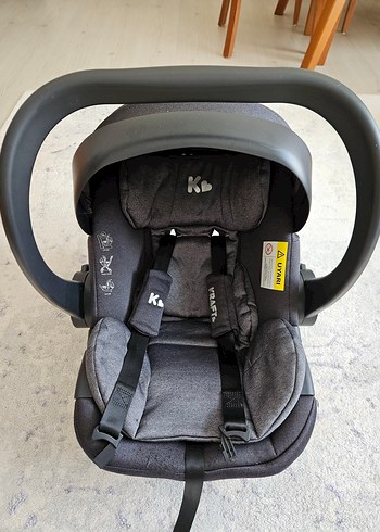 siyah gri bebek arabası puseti - Görsel 3