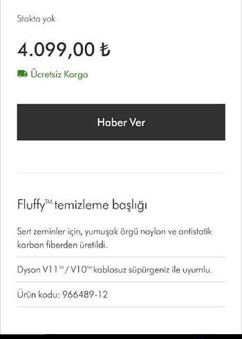 dyson fluffy temizleme başlığı - Görsel 4