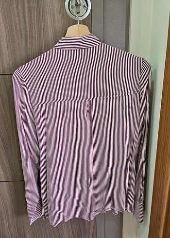 Çizgili uzun kollu gömlek - Görsel 2
