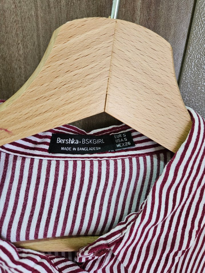 Çizgili uzun kollu gömlek - Görsel 4