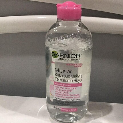 Garnier makyaj temizleme suyu