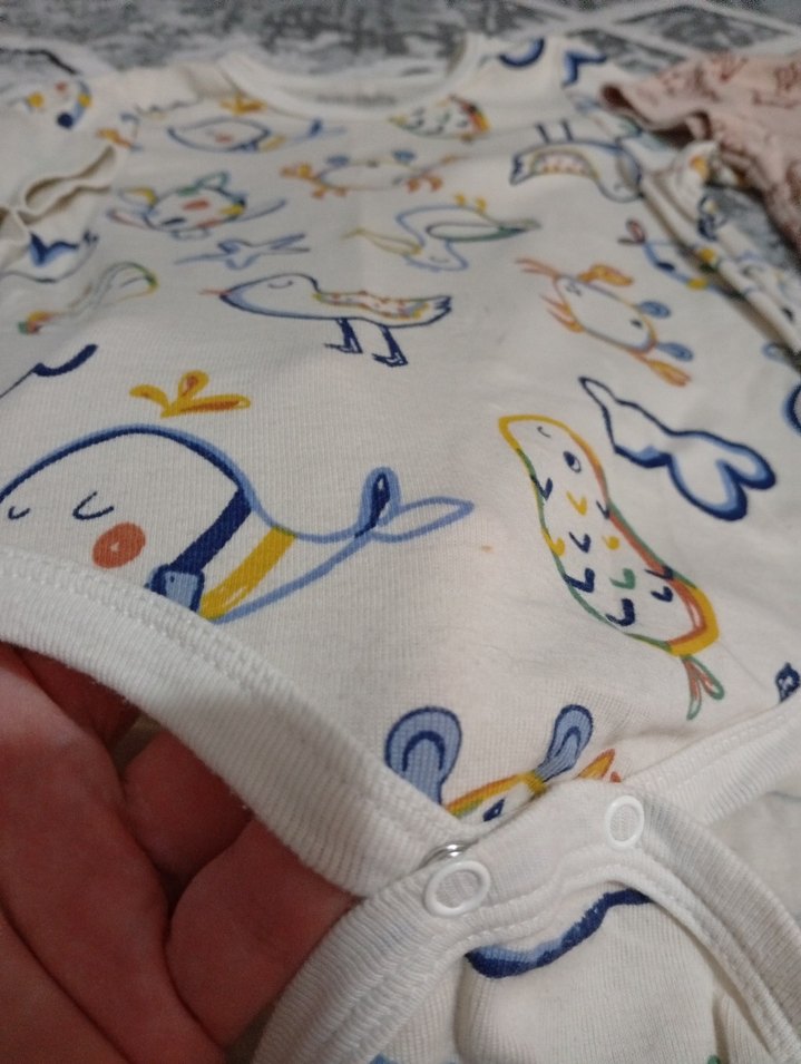 Renkli Erkek Bebek Kısa Kollu ZIBIN - Görsel 5