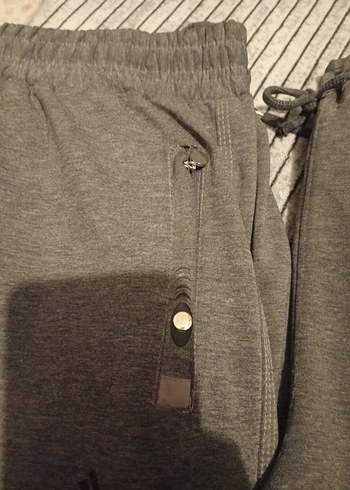 Adidas Gri Rahat Kesim Erkek Eşofman Altı - Görsel 7