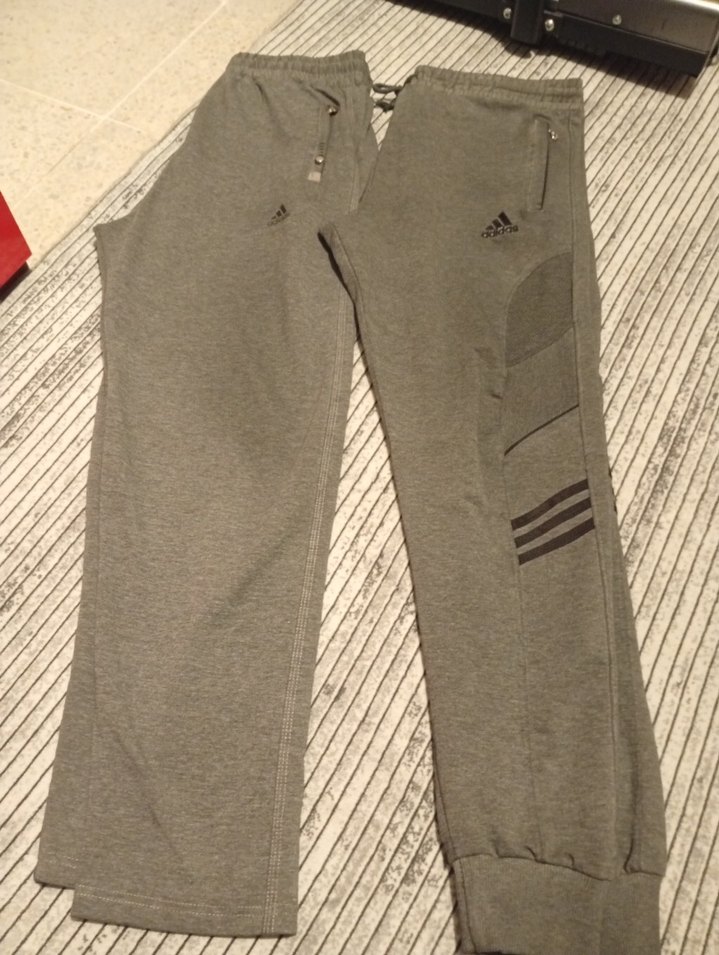 Adidas Gri Rahat Kesim Erkek Eşofman Altı - Görsel 3