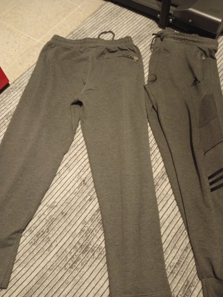 Adidas Gri Rahat Kesim Erkek Eşofman Altı - Görsel 2