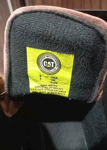 CAT Kahverengi Süet Erkek Bot - Görsel 3