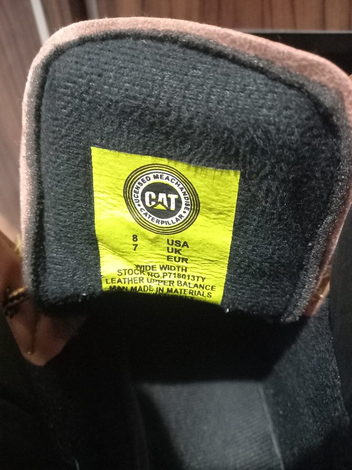 CAT Kahverengi Süet Erkek Bot - Görsel 3