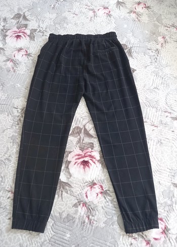 Madmext ekoseli erkek Jogger pantolon - Görsel 2