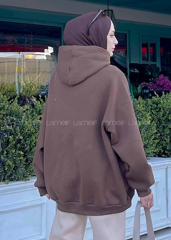 Pittsburgh Baskılı Kadın Oversize Sweatshirt - Görsel 3