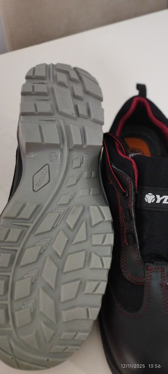 YDS Erkek Siyah Spor Biker Ayakkabı Velcro - Görsel 3