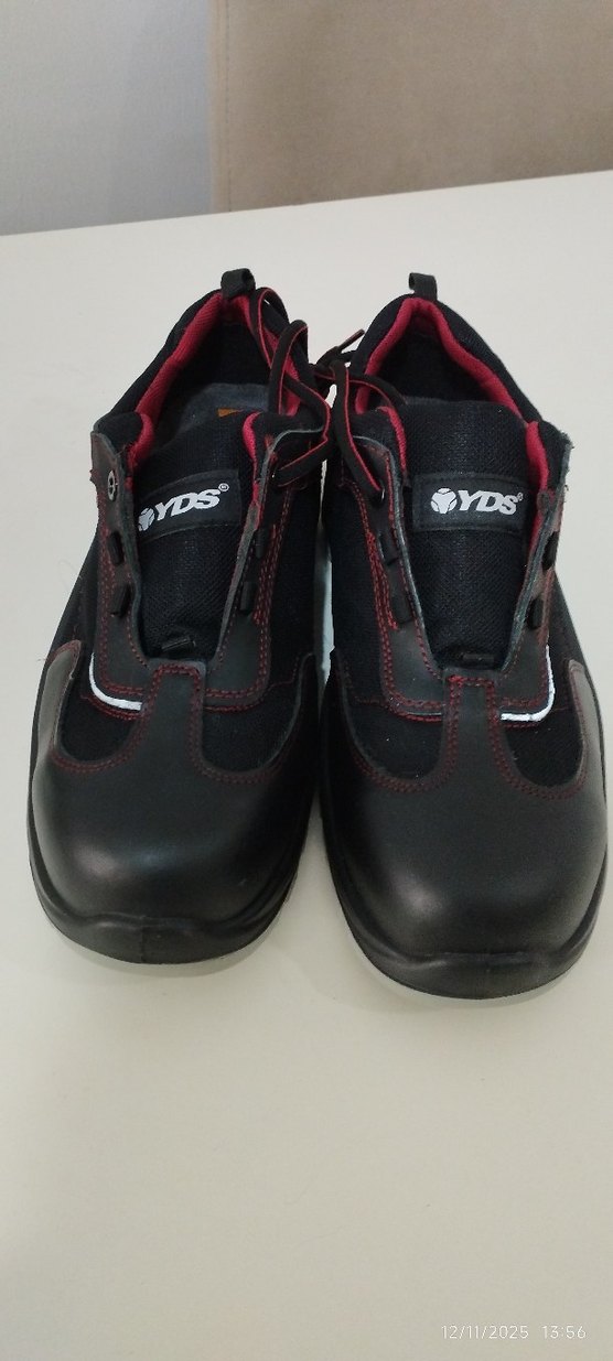 YDS Erkek Siyah Spor Biker Ayakkabı Velcro - Görsel 2