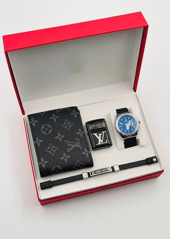 Louis Vuitton Kahverengi Erkek Saat Seti - Görsel 9