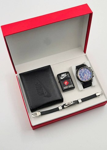 Modern Klasik Erkek Saat Seti - Altın Renk - Görsel 12