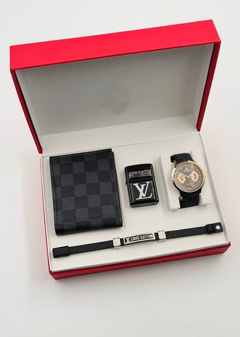 Louis Vuitton Erkek Saat ve Aksesuar Seti - Görsel 14