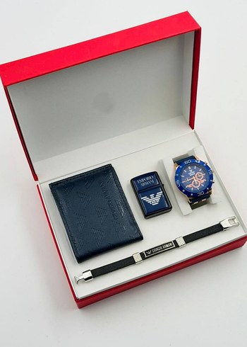 Nike Siyah Saat, Cüzdan ve Bileklik Seti - Görsel 7