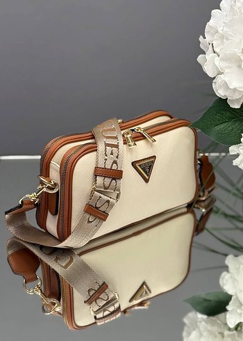 Bej Desenli Kadın Bel Çantası - Görsel 10