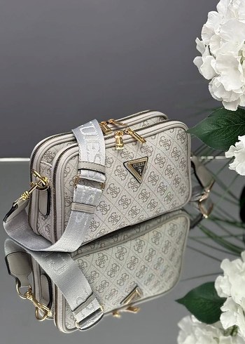 Bej Desenli Kadın Bel Çantası - Görsel 5