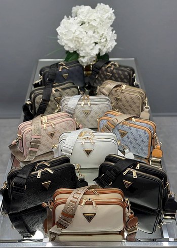 Bej Desenli Kadın Bel Çantası - Görsel 11