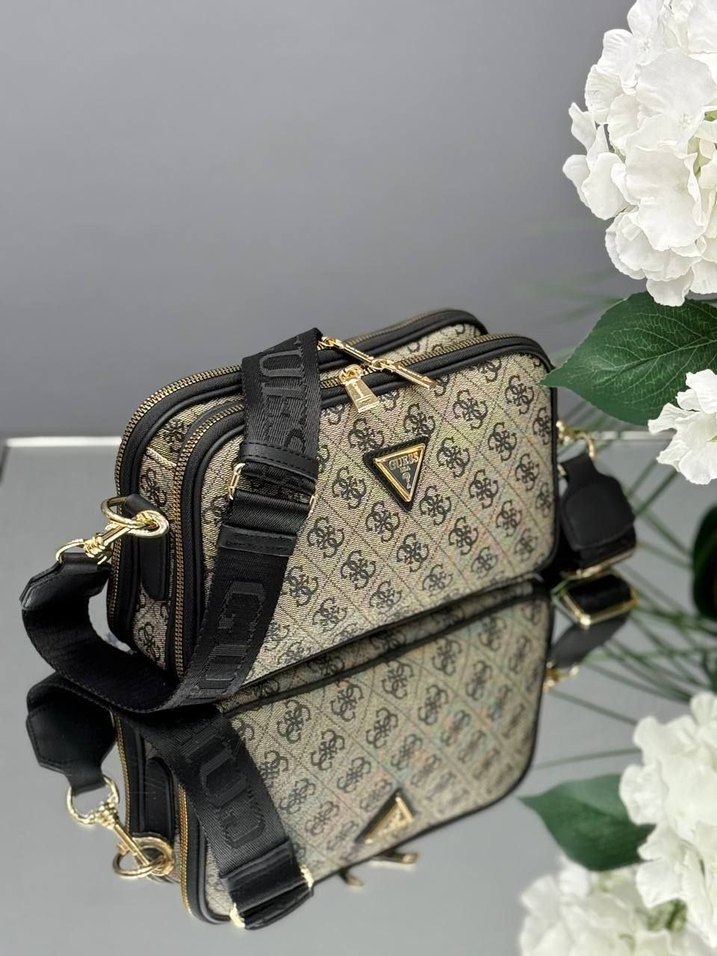 Bej Desenli Kadın Bel Çantası - Görsel 2