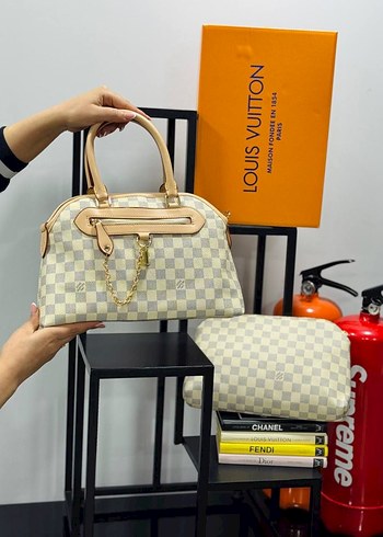 Klasik Elegan Kahverengi Deri Kadın Çanta - Görsel 5