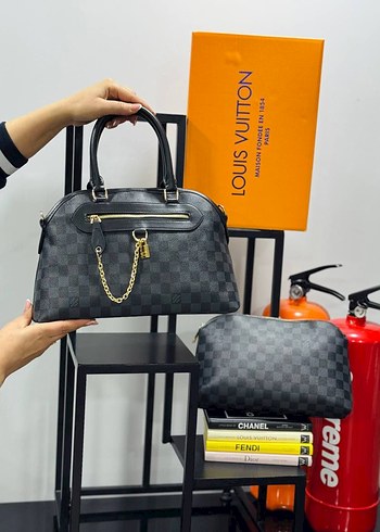 Klasik Elegan Kahverengi Deri Kadın Çanta - Görsel 7