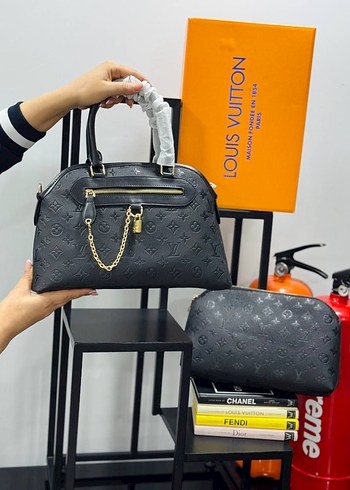 Klasik Elegan Kahverengi Deri Kadın Çanta - Görsel 3