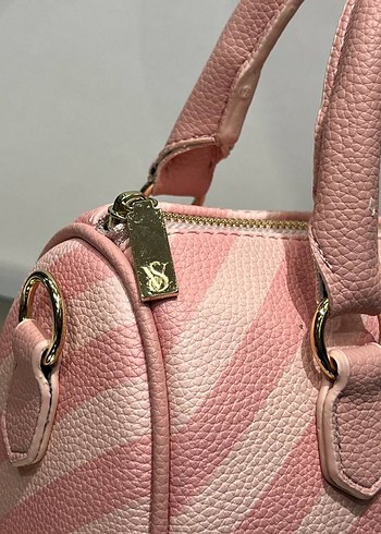 VS  Pembe Zebra Desenli Kadın Çanta - Görsel 5