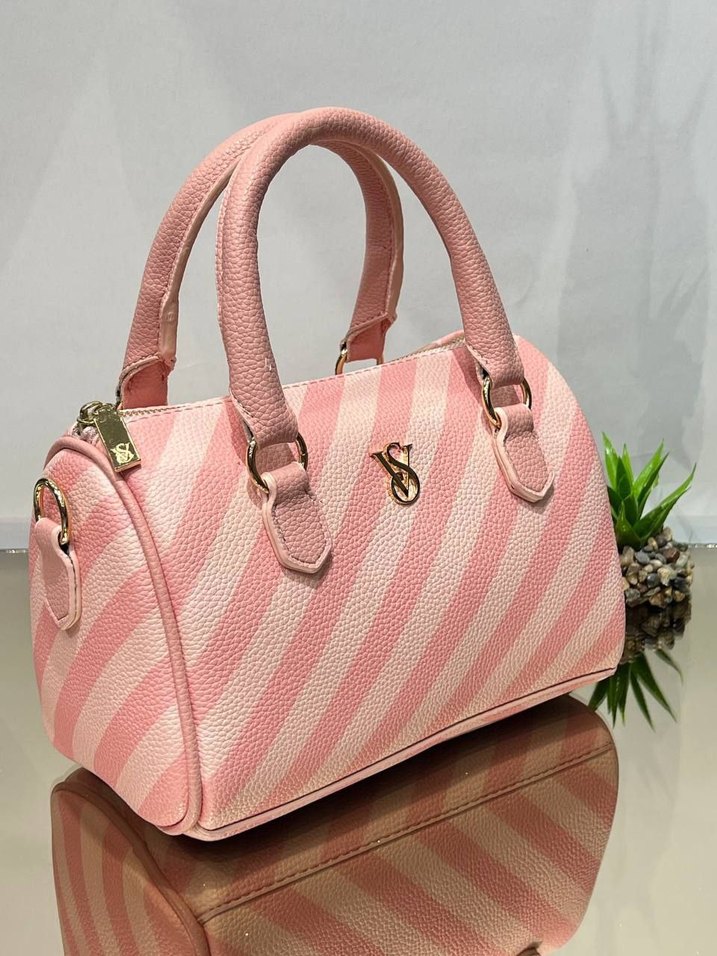 VS  Pembe Zebra Desenli Kadın Çanta - Görsel 4