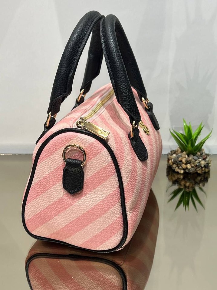 VS  Pembe Zebra Desenli Kadın Çanta - Görsel 3