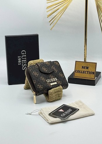 Guess Kadın Desenli Süet Cüzdan - Görsel 2