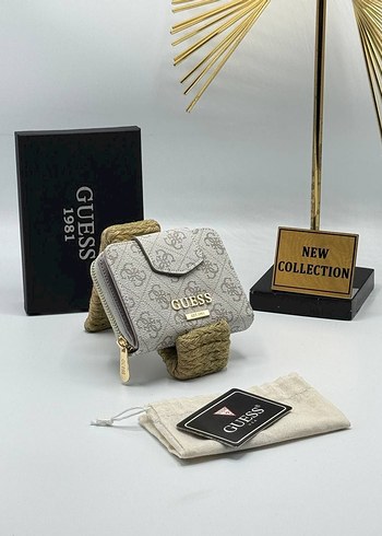 Guess Kadın Desenli Süet Cüzdan - Görsel 5